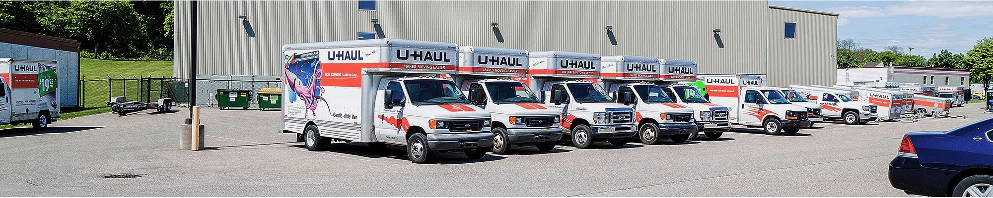 u-haul trucks and trailers